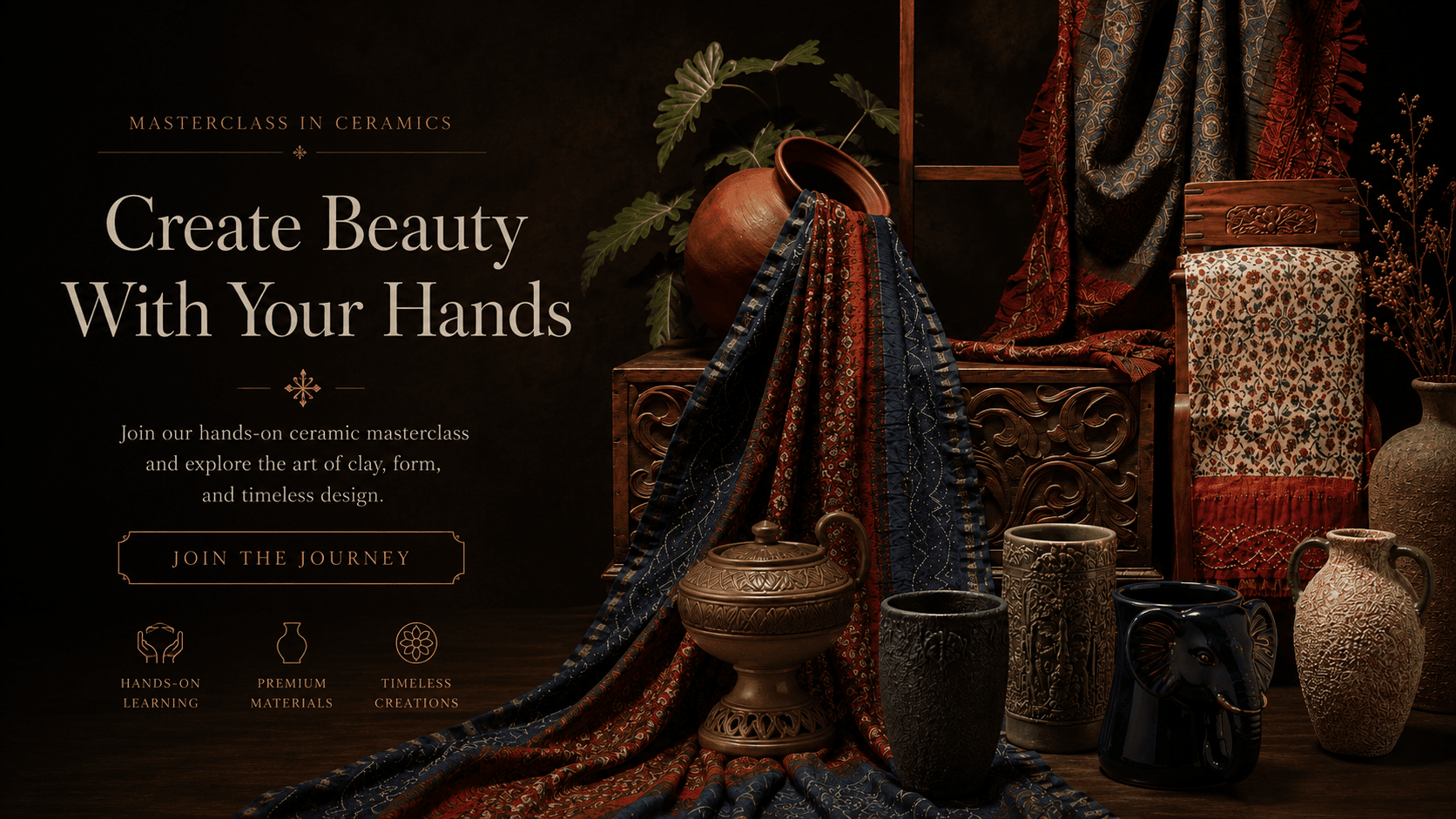 Masterclass in Ceramics — Create Beauty With Your Hands
