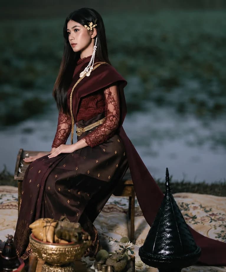 Ceremonial dress, worn